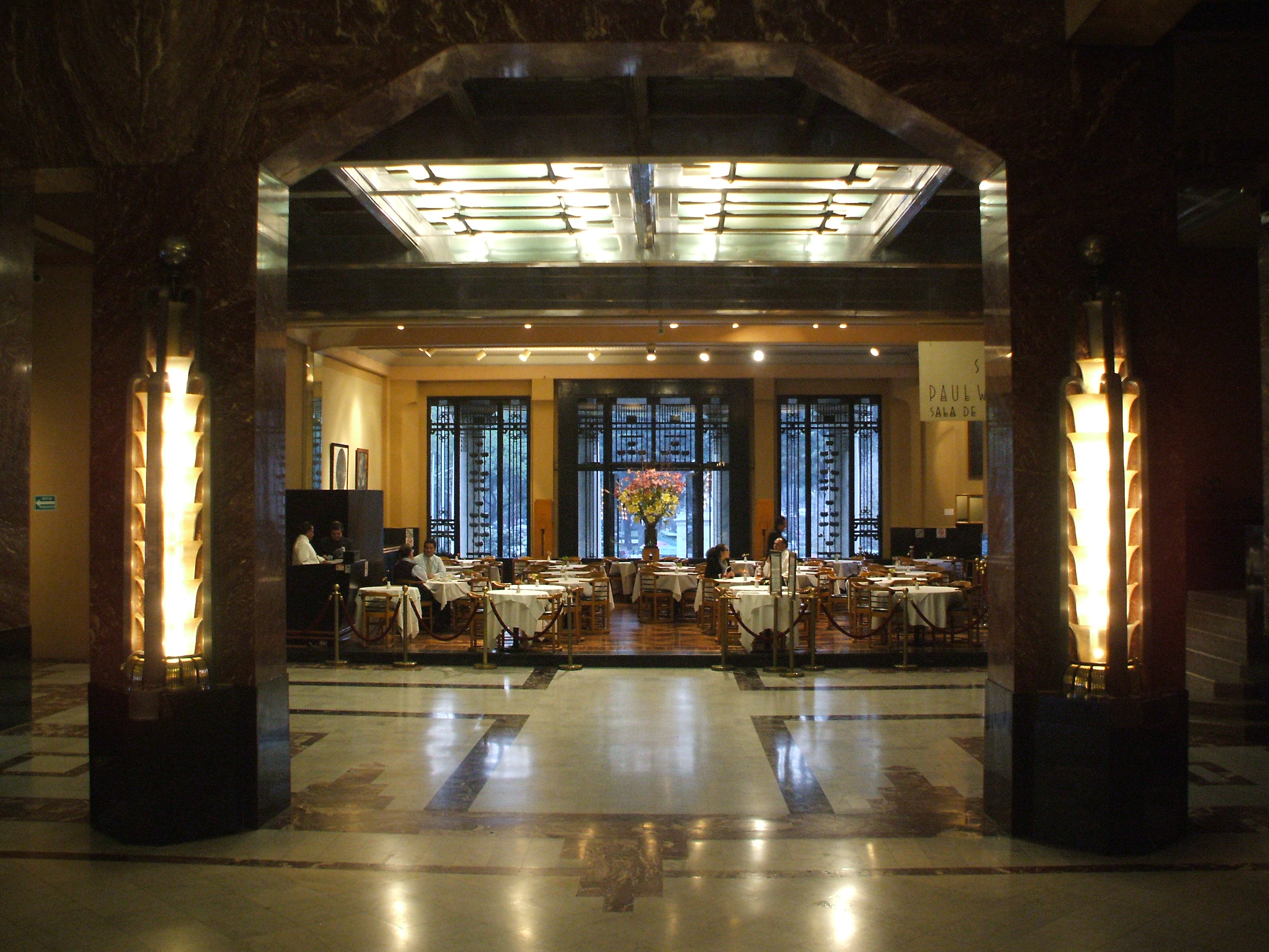 restaurante palacio bellas artes