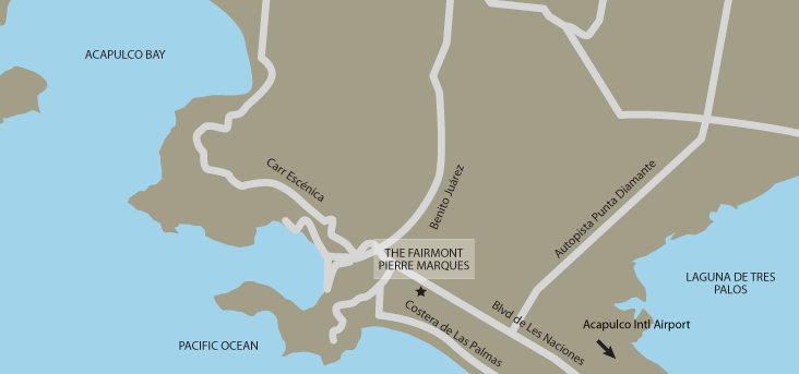 mapa hotel tropico