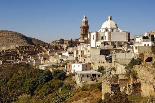 Real de Catorce: Formerly a mining town and now a tourist hotspot located at the heart of the Catorce Hills, in the State of San Luis Potosí, North of Mexico. Better known as a “Magic Village” and for its magical peyote ceremonies.