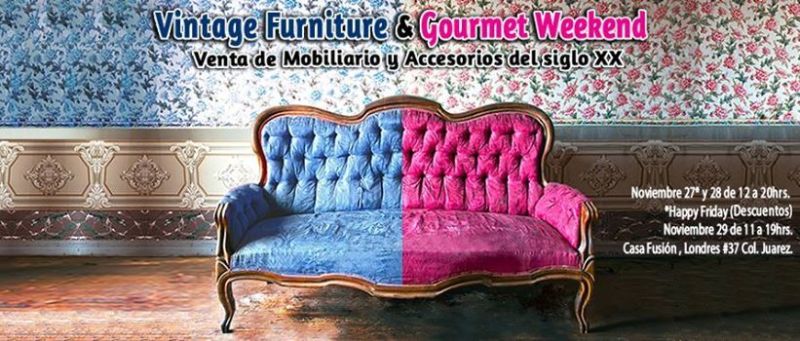 vintage furniture and gourmet weekend casa fusion 2015