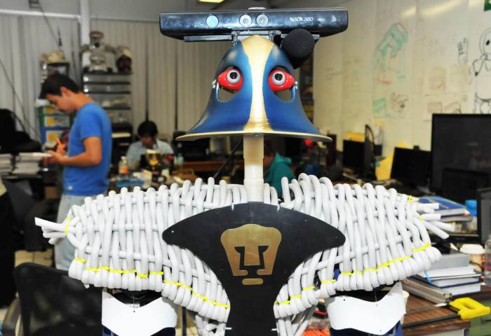robots diseñados por estudiantes de la UNAM
