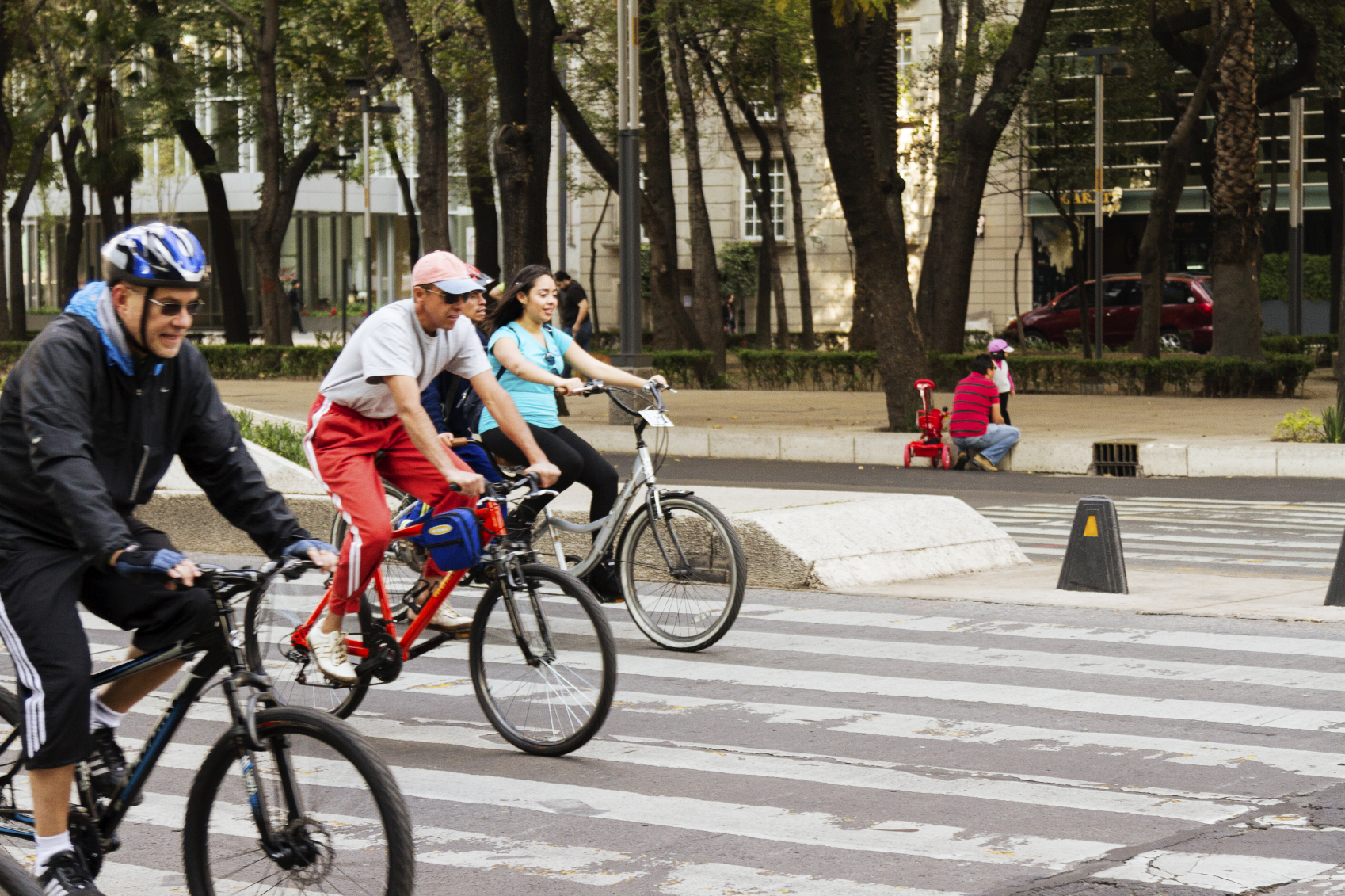 ciclistas ciudad de mexico