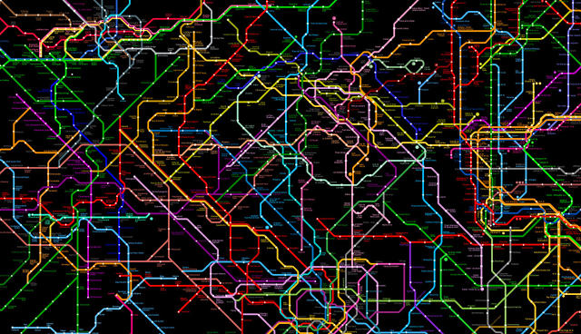 mapa mundial del metro