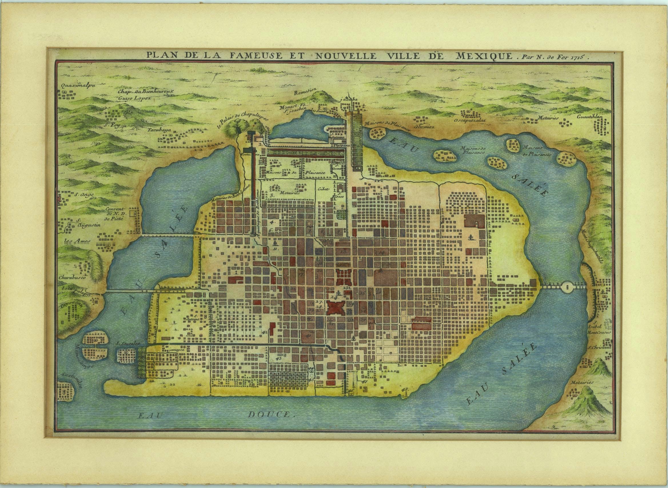 1715 Nouvelle Ville de Mexique