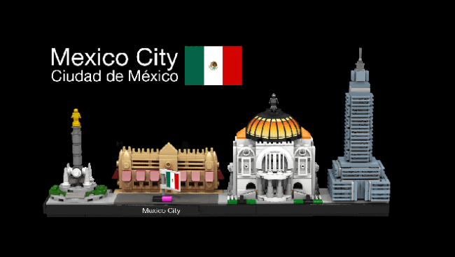 ciudad de mexico lego