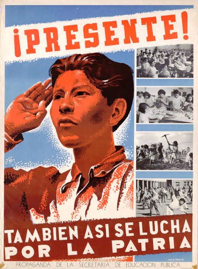 Los carteles antinazis que se produjeron en México en la Guerra Mundial