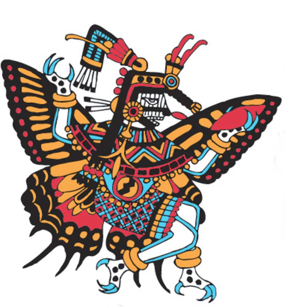 La poderosa leyenda de Itzpapálotl, la mariposa de obsidiana chichimeca