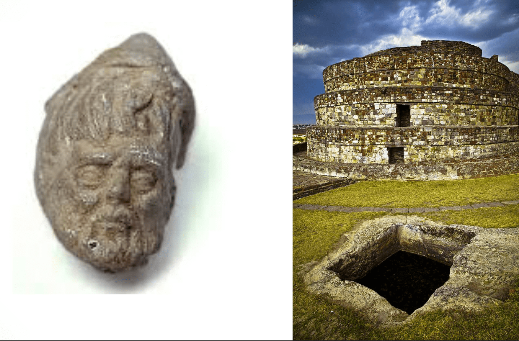 Teorías sobre la cabeza de terracota romana encontrada en Calixtlahuaca