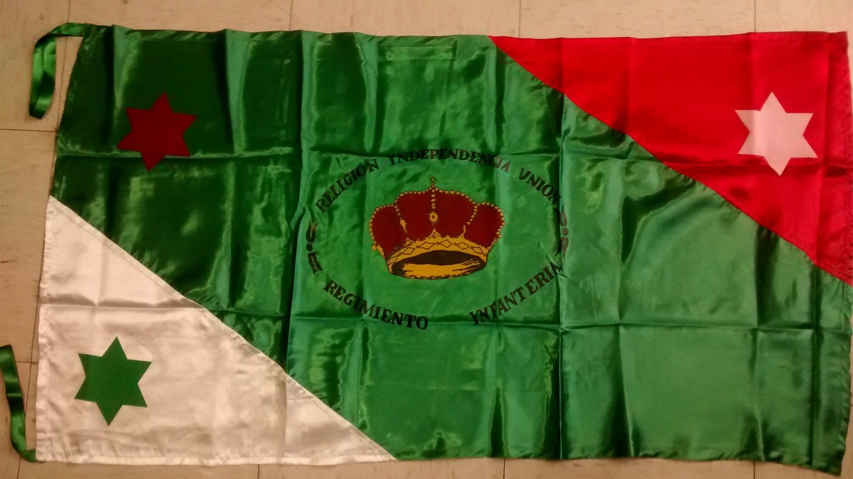 La Historia De La Bandera De México Usada Por El Ejército Trigarante 6808