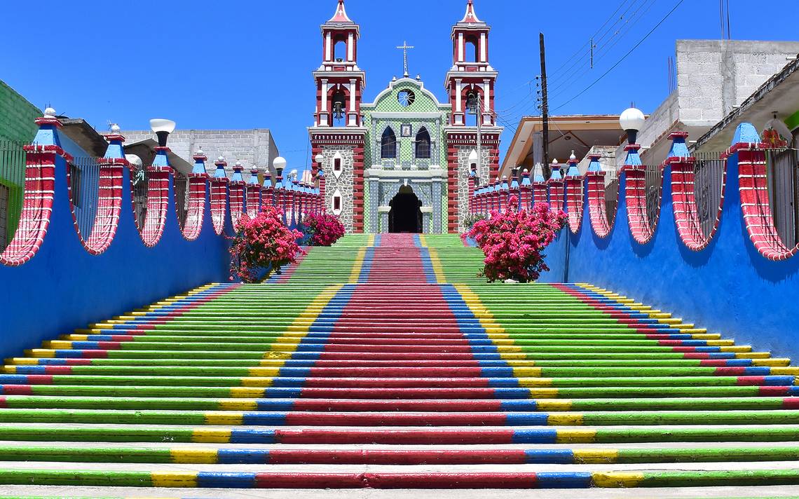 Templo del Calvario, la preciosa y colorida arquitectura de Ixtacuixtla